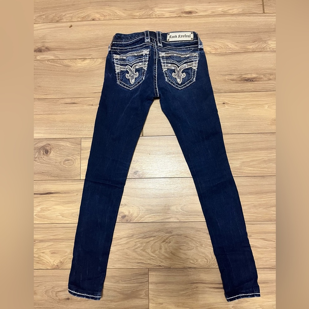 Rock Revival Boris Skinny Jeans size 25